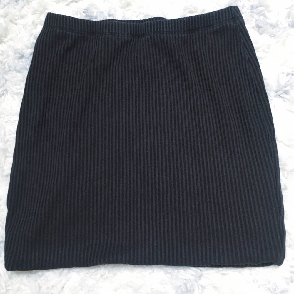 Trouve black bodycon miniskirt